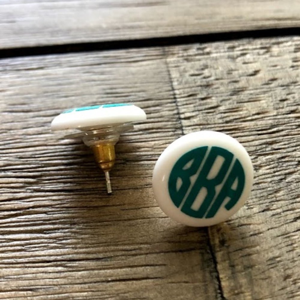Initial Earrings